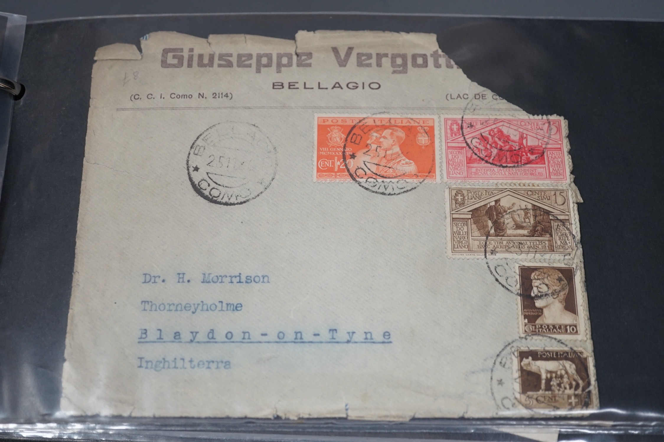 Two albums of Victorian and later first day covers